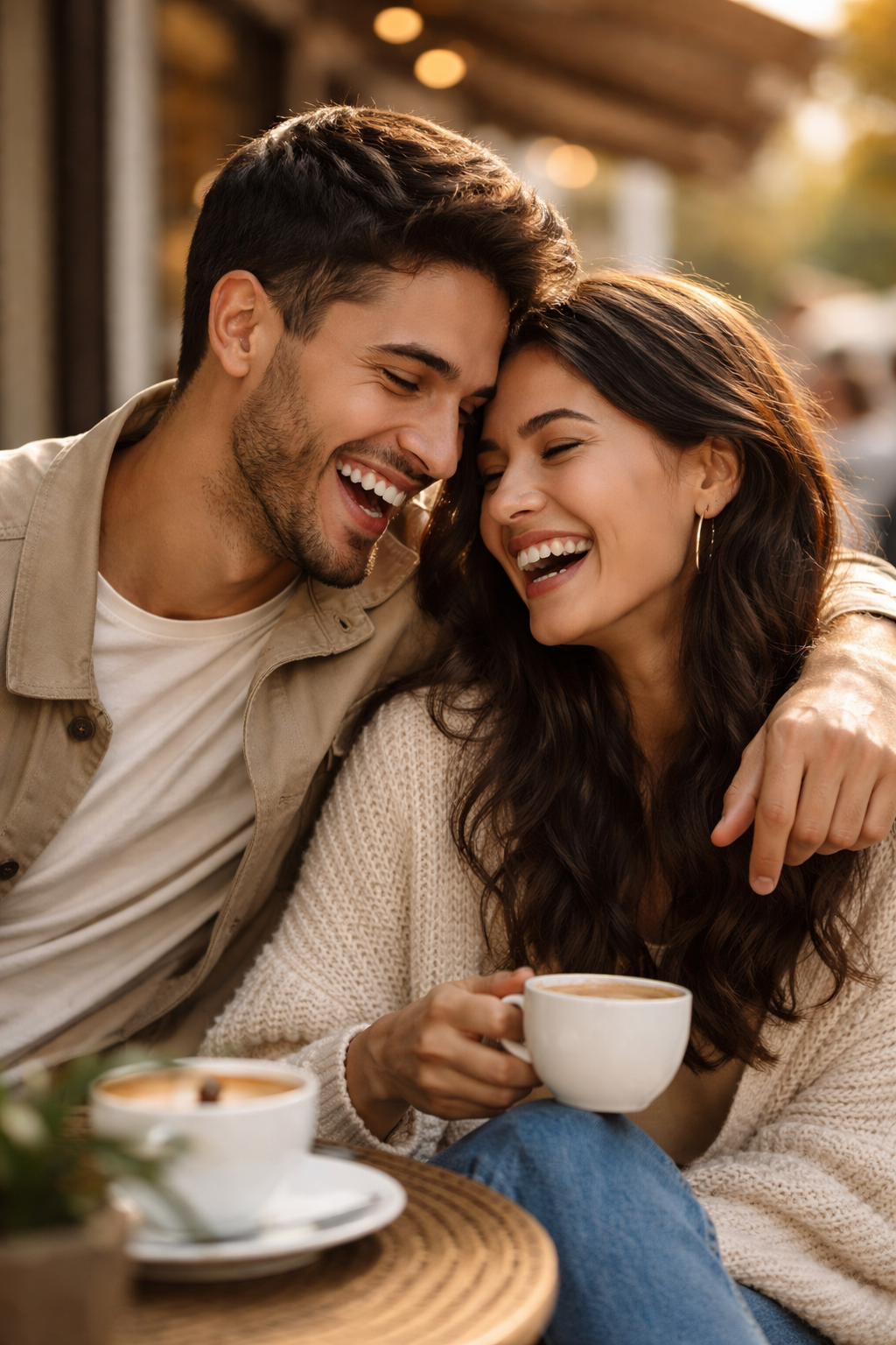 Gently nudge your partner